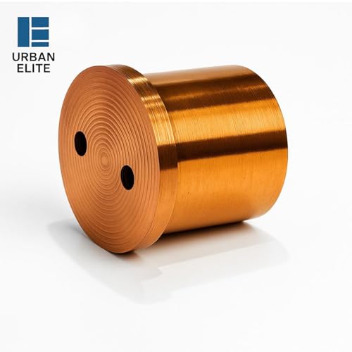 Image of Elite Heavy Rose Gold Curtain Bracket | Wall to Wall Bracket for 1inch Stainless Steel Curtain Rod and Wardrobe Rod Suitable for 25mm Curtain Pipe 2pcs (Rose Gold)