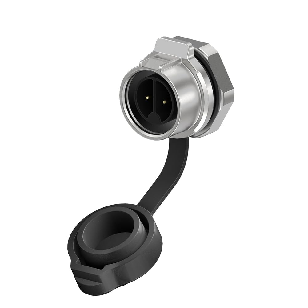 Jnchdghwa As Shown M16 Solderless Charger Lock Plug Socket Lp16 2 3Pin Waterproof Aviation Power Connector Ip68 Adapter 2Pin