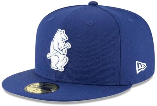 New Era 5950 Chicago Cubs Coop Wool 1914" Fitted Hat (Dark Royal) MLB Cap