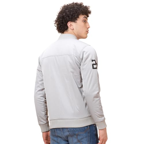 Image of Being Human Grey Regular Fit Men's Jacket Clothing