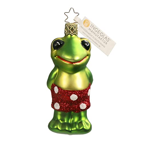 Inge-glas® Weihnachts-Hänger Frosch Plitsch-Platsch | IG-10099S022 | 4061752134470