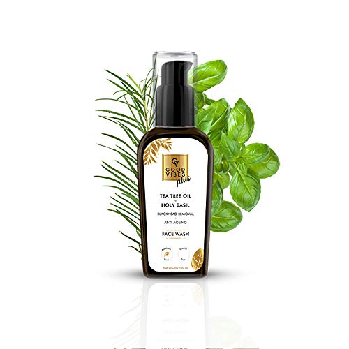 good vibes tea tree oil face wash