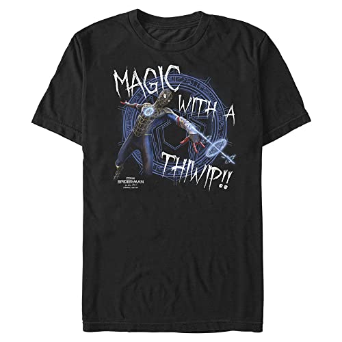 T-shirt Spider-Man No Way Home vêtement Marvel grande taille noir manches courtes