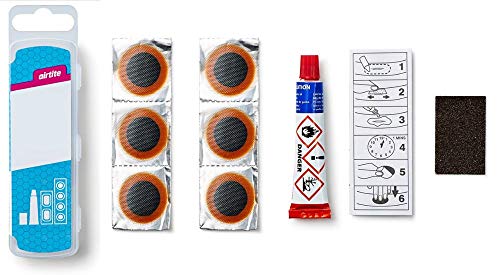 Boîte de 25 tenues de réparation de crevaison Weldtite Airtite kit de secours vélo