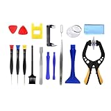 Jeu d'outils de réparation de téléphone 17 en 1 – adapté pour Smartphones, Tablettes, Montres, Lunettes (iPhone Samsung Huawei Xiaomi iPad...) – Métal et Plastique