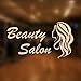 Produktbild Wall4stickers Beauty Salon Shop Vinyl Schild Frauen Friseur Haar Fenster Schriftzug Aufkleber