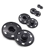 55 Sets Sew-on Snap Buttons Metal Snap Fastener Durable Press Studs Buttons for Sewing Clothing, 4 S