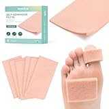 Welnove Chiropody Felt Moleskin Tape, Self Adhesive Felt Pads for Foot Pain – Instant Relief for Painful Rubbing, Ideal for Blister Prevention, Bunions, Calluses & Discomfort - 6 Pack