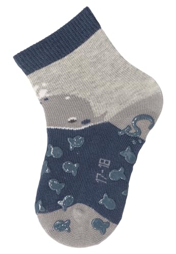 ABS Crawling Socks, Pack of 2 Whales Boys Socks (2-Pack)2