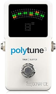TC Electronic POLYTUNE 3 Ultra-Compact Polyphonic Tuner with Multiple Tuning Modes and Built-In BONAFIDE BUFFER