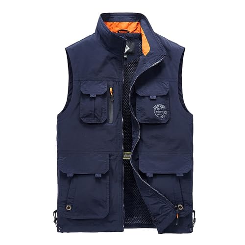 Image of Hbufnha Mens Lightweight Vest Work Travel Safari Sport Jacket Padded Puffer Vest