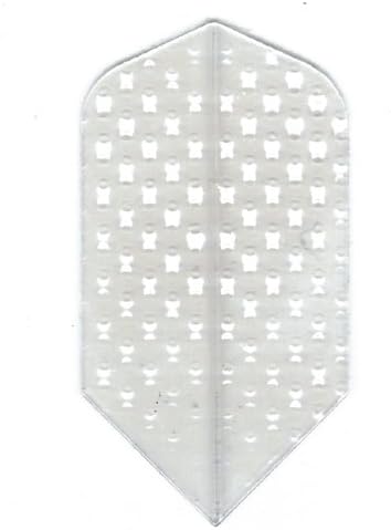 25 Sets #3059 AmeriThon Clear Embossed Dart Flights