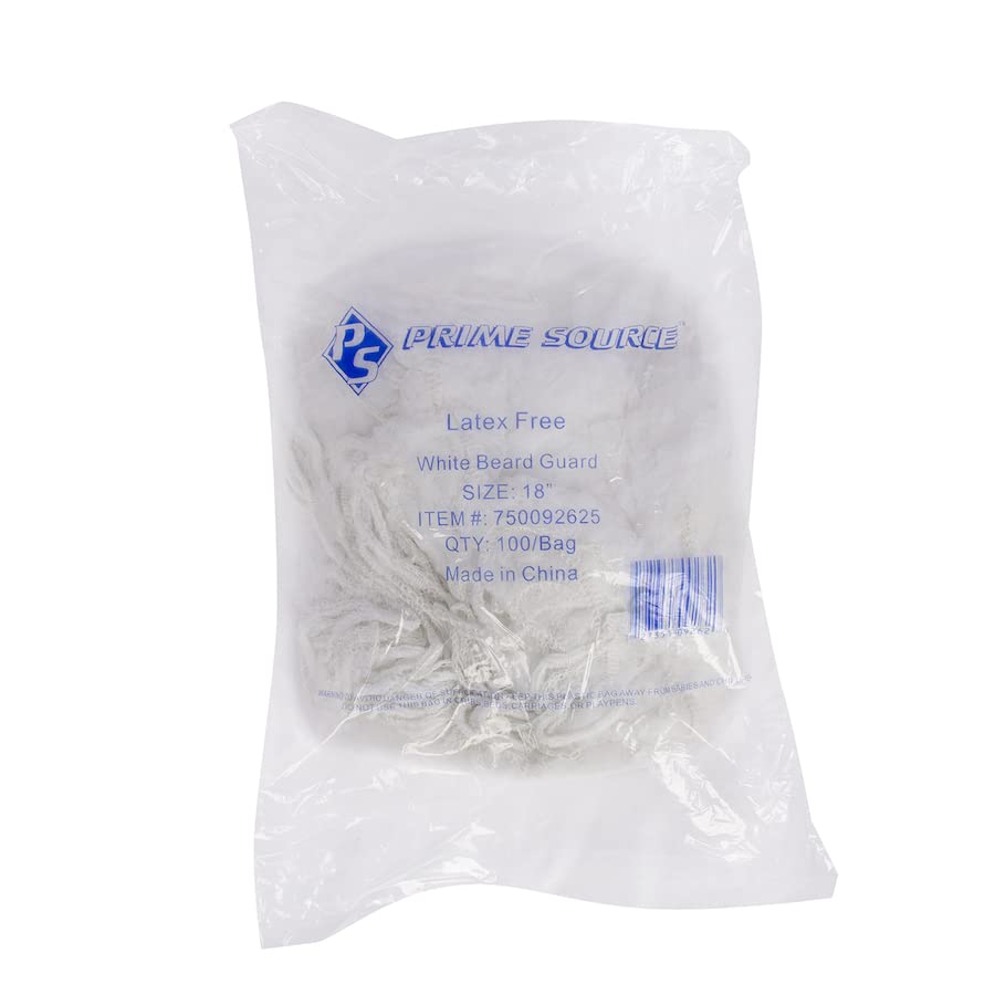 75009262 P/S Beard Guard P/P 14-G 18" White
