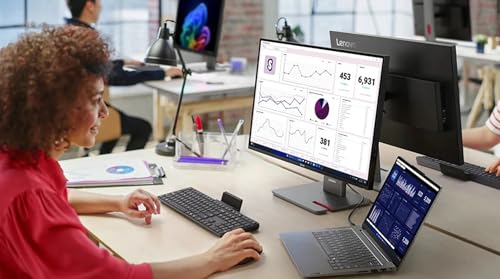 Image of Lenovo ThinkBook 14 Gen 9 Copilot+ Laptop with Intel Core Ultra 7 355 Processor, 14 inch 1920x1200 IPS Touchscreen Display, 32GB of Memory, 1TB SSD, FHD IR Hybrid Camera, Fingerprint Reader and Win 11 Pro