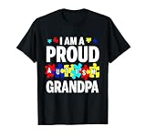 I'm A Proud Autism Grandpa Autism Awareness T-Shirt