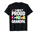 I'm A Proud Autism Grandpa Autism Awareness T-Shirt