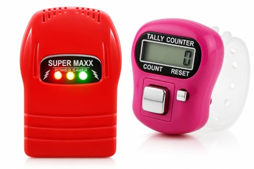 Image of Combo Set of Power Saver Electricity Home and (1 Pc Finger Tally Counter), Max Turbo Gold Power Saver Device, Electric Power Saver Device for Home, Power Factor Correction Electricity Energy Saver