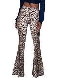 Herose Tall Ladies S-2XL Soft Pattern Bell Bottoms Floor Length Ethnic Boho Flared Pants