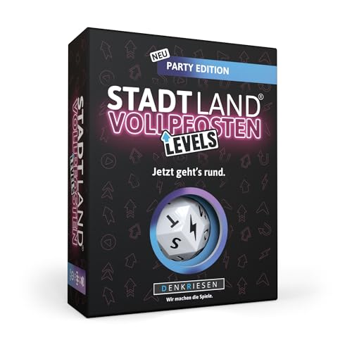 Stadt Land Vollpfosten® Levels - Party Edition | 60 Cards