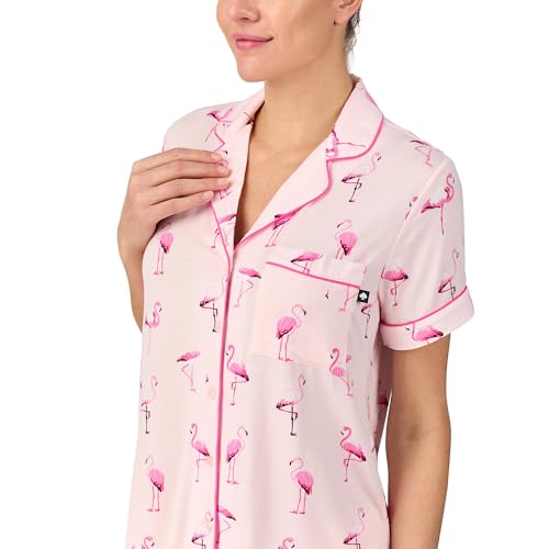 Image of kate spade new york Short Sleeve Knit Shorty Pj Set