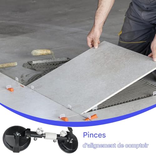 Outil de nivellement pour carrelage céramique et dalles sans décalage