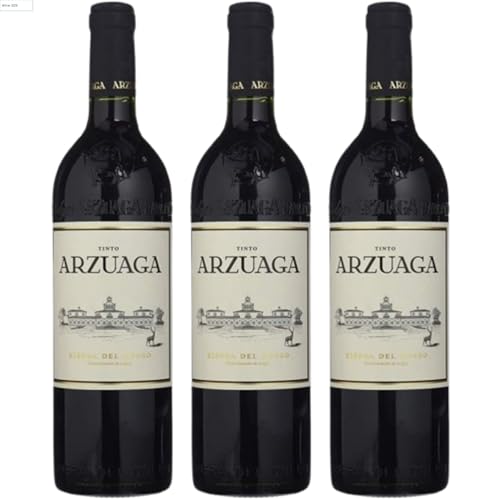 Arzuaga Crianza vino tinto con carácter, elaborado en Ribera del Duero, destaca por su equilibrio, notas frutales y estructura elegante en boca| 3 botellas