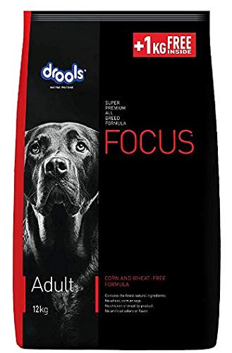 Drools Trumppetz Focus Adult Super Dog Food, 12kg (+1 kg Free Inside)