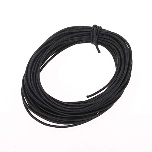 Cotowin 2 Mm Heavy Round Cord Elastic,10 Yards (Black, 2Mm) #TOP14