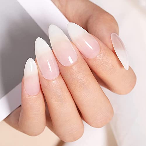 Born Pretty Milky White Gel Nail Polish,Translucentjelly Nude White Gel Polish Led Manicuring Varnish 10Ml #TOP7