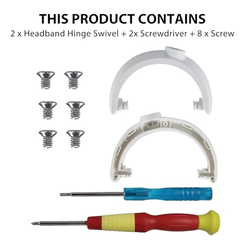 Support en plastique WH-CH720N charnière de tête blanche