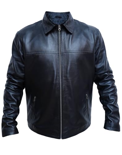 Genuine Men's Polo Classic Leather Moto Trucker Jacket - 100% Lambskin Jacket for Bikers2