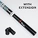 YEUEK YFEN Carbon Fiber Pool Cue Stick 11.5mm 12.5mm Low Deflection Pool Stick with Rare Wood Butt Balone Shell Inlaid Ring Professional Cue Stick with Extension