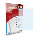 atFoliX Screen Protection Film compatible with Wacom STU-430 Screen Protector, ultra-clear FX Protective Film (2X)