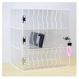 Gestion de stockage multiple : Notre armoire pour téléphones portables en acrylique est conçue avec plusieurs fentes, ce qui permet de ranger les smartphones de manière sûre et organisée. Cela en fait un choix idéal pour les bureaux de conférence, les usines, les écoles et les restaurants.