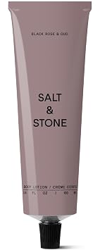 Salt & Stone Body Lotion for Women & Men | Black Rose & Oud | Hydrates, Nourishes & Softens Skin | Restores Dry Skin | Fast-Absorbing | Cruelty-Free & Vegan | 3.4 fl oz