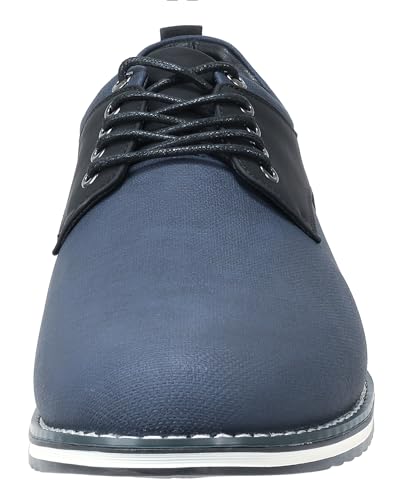 Image of Mens Dress Shoes Casual Business Oxford Derby Orthopedic Leather Shoes Simple Lace-up Walk Loafers Flats Shoes for Men