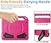 BMOUO Kids Case for iPad 2nd 3rd 4th Generation, iPad 2 3 4 Case - Built-in Screen Protector, Shockproof Convertible Handle Stand Friendly Kids Case for 9.7” iPad 2nd 3rd 4th Generation - Rose