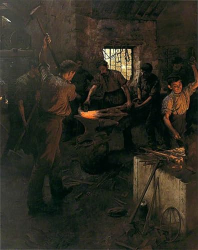 Cuadro en lienzo de la pintura famosa de Stanhope Forbes decoración artística 60x90cm