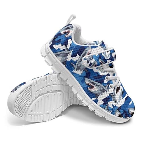 Boys Girls Running Shoes Slip On Single Buckle Kids Sneakers Mesh Tennis Shoes Lightweight Breathable for Athletic Gym School Sport White Sole