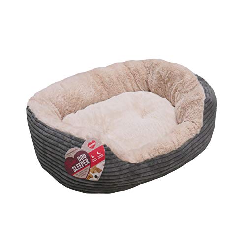 Rosewood Jumbo Cord/Plush Dog Bed