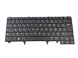  Clavier d\'ordinateur Portable pour Dell Latitude E6440 E6430S E6430 E6420 E6330 E6320 E6230 E6220 E5430 E5420M E5420 5420 FR français NSK-DV2BC 0F 0TW7KR TW7KR rétro-éclairé et pointant Nouveau