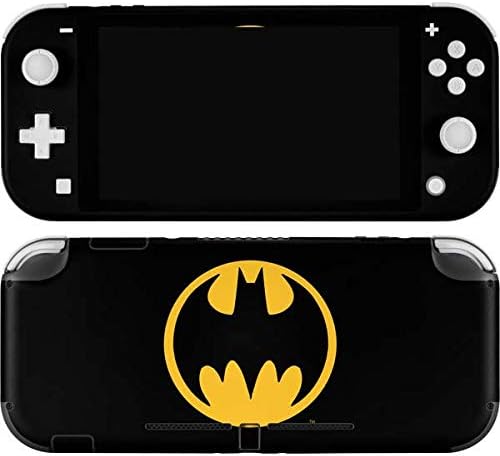 Skinit Decal Gaming Skin Compatible with Nintendo Switch Lite - Officially Licensed DC Comics Batman Logo Design
