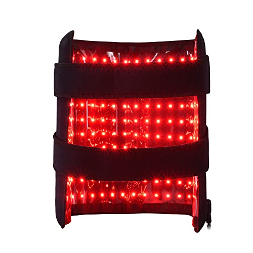 Red Light The-ra-py Wrap, 660 850nm Large Size, with 210 Lamp Beads, Unisex, Can be Used for Waist and Back, Re-li-eve M-us-cle P-a-in, Speed up Metabolism and Reduce F-a-t