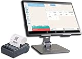 MRBOSS Mobile POS Cash Register 10.1” Tablet 3" 80mm Receipt Printer Software app for Small Business