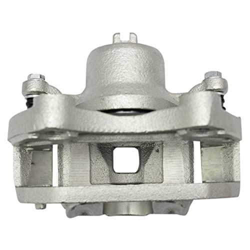 Image of TRQ Front Brake Caliper Set Zinc Coated Brackets Hardware Compatible with 2002-2004 Infiniti I35 2002-2006 Nissan Altima 2002-2003 Maxima