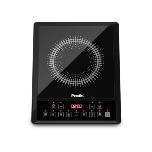 Preethi Indicook IC124 | 2100-Watt Induction Cooktop | Fast Gas-F...