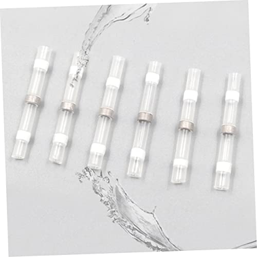 Connecteurs électriques bout à bout thermo-rétractables isolants blancs - 4