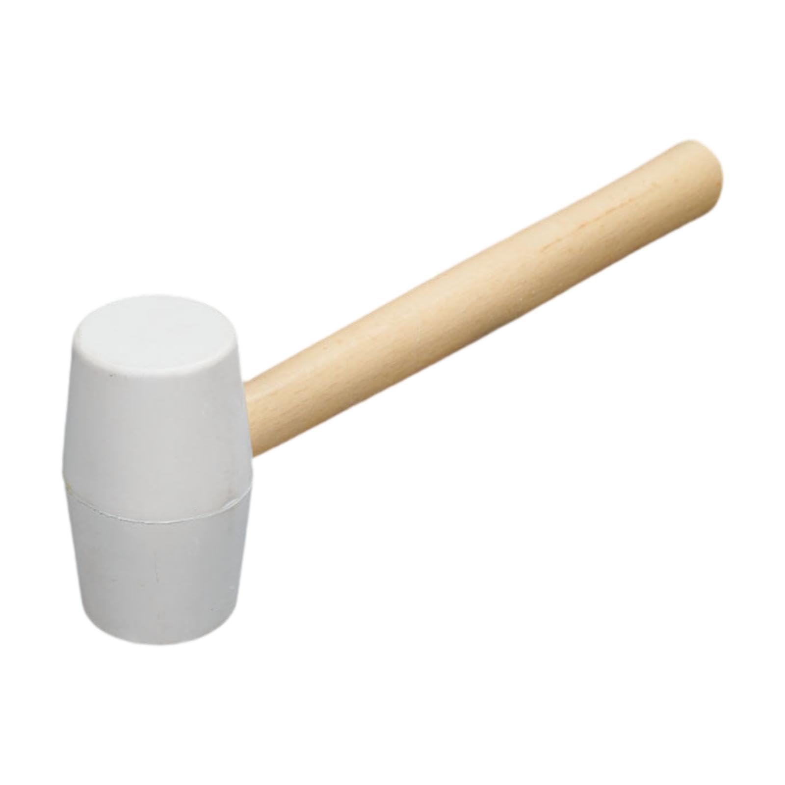 AUYXSSZ Precision Rubber Mallet Hammer Lightweight and Durable Flooring Installation and Crafting Projects Decoration Renovations Rubber Hammer Head, 250g