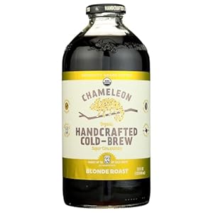 CHAMELEON COLD BREW Organic Blonde Roast Cold Brew Coffee Concentrate, 32 FZ