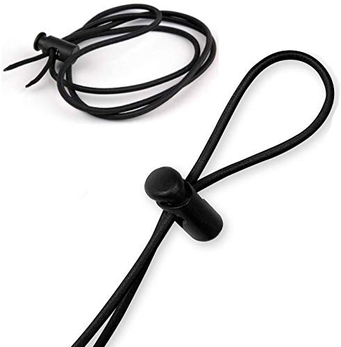 Adjustable Bungee Cord Strap Kit for Swim Goggles (2-Pack) | Replacement Swimming Goggle